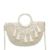 Bolso Capazo de Rafia Cuerdas   Bolso Capazo de Rafia Cuerdas   0